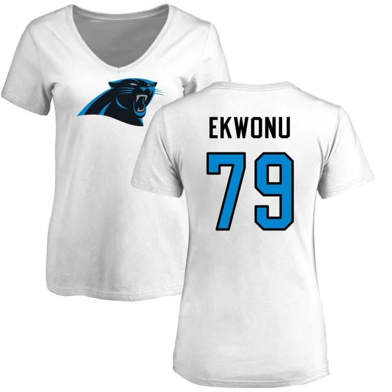 Ikem Ekwonu Name & Number T-Shirt - White - Tshirtsedge