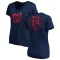 Women's Ildemaro Vargas RBI Slim Fit V-Neck T-Shirt - Navy