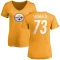 Women's Isaac Seumalo Name & Number Slim Fit T-Shirt - Gold