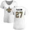 Women's Isaac Yiadom Name & Number Slim Fit T-Shirt - White