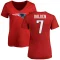 Women's Isaiah Bolden Name & Number Slim Fit T-Shirt - Red