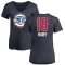 Women's Isaiah Roby Name and Number Banner Wave V-Neck T-Shirt - Navy