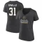 Women's Isaiah Saville Heather 2023 Western Conference Champions V-Neck T-Shirt - Charcoal