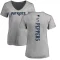 Women's Jabrill Peppers Backer V-Neck T-Shirt - Ash