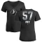 Women's Jace Fry Midnight Mascot V-Neck T-Shirt - Black