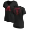 Women's Jace Peterson RBI Slim Fit V-Neck T-Shirt - Black