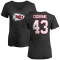 Women's Jack Cochrane Name & Number Slim Fit T-Shirt - Black