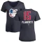 Women's Jack Flaherty Name and Number Banner Wave V-Neck T-Shirt - Navy