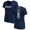 Women's Jack Jones Backer Slim Fit T-Shirt - Navy