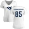 Women's Jack Youngblood Name & Number Slim Fit T-Shirt - White