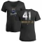 Women's Jackie Bradley Jr. Midnight Mascot V-Neck T-Shirt - Black