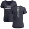 Women's Jacob Sykes Backer Slim Fit T-Shirt - Navy