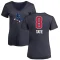 Women's Jae'Sean Tate Name and Number Banner Wave V-Neck T-Shirt - Navy