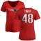 Women's Jahlani Tavai Name & Number Slim Fit T-Shirt - Red