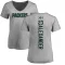 Women's Jaire Alexander Backer V-Neck T-Shirt - Ash