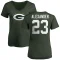 Women's Jaire Alexander Name & Number Slim Fit T-Shirt - Green