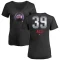 Women's Jake Alu Midnight Mascot V-Neck T-Shirt - Black