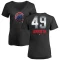 Women's Jake Arrieta Midnight Mascot V-Neck T-Shirt - Black