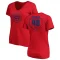 Women's Jake Arrieta RBI Slim Fit V-Neck T-Shirt - Red