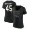 Women's Jake Bischoff 2023 Western Conference Champions Goal Tender V-Neck T-Shirt - Black