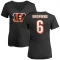 Women's Jake Browning Name & Number Slim Fit T-Shirt - Black