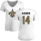 Women's Jake Haener Name & Number Slim Fit T-Shirt - White