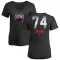 Women's Jake Irvin Midnight Mascot V-Neck T-Shirt - Black