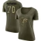 Women's Jake Matthews Legend Salute to Service Scoop Neck T-Shirt - Olive