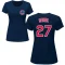 Women's Jake Reindl Name & Number T-Shirt - Navy