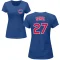 Women's Jake Reindl Name & Number T-Shirt - Royal