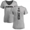 Women's Jakob Johnson Backer V-Neck T-Shirt - Ash