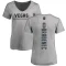 Women's Jakub Brabenec Backer Slim Fit V-Neck T-Shirt - Heathered Gray