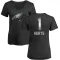 Women's Jalen Hurts Midnight Mascot T-Shirt - Black