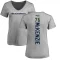 Women's Jalen McKenzie Backer V-Neck T-Shirt - Ash