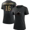 Women's Jalen Moreno-Cropper 2020 Salute To Service Performance T-Shirt - Black