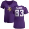 Women's Jalen Nailor Name & Number Slim Fit T-Shirt - Purple