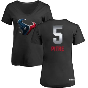 Tshirtsedge Jalen Pitre Name & Number T-Shirt - Navy