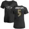 Women's Jalyn Armour-Davis Name & Number Slim Fit T-Shirt - Black