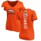 Women's Jamaal Charles Backer Slim Fit T-Shirt - Orange