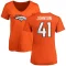 Women's Jamar Johnson Name & Number Slim Fit T-Shirt - Orange