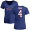 Women's James Cook Name & Number Slim Fit T-Shirt - Royal