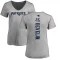 Women's James Develin Backer V-Neck T-Shirt - Ash