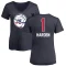 Women's James Harden Name and Number Banner Wave V-Neck T-Shirt - Navy