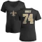 Women's James Hurst Name & Number Slim Fit T-Shirt - Black