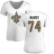 Women's James Hurst Name & Number Slim Fit T-Shirt - White