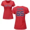 Women's James Paxton Name & Number T-Shirt - Red