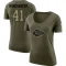 Women's James Winchester Legend Salute to Service Scoop Neck T-Shirt - Olive