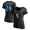 Women's Jamie Oleksiak Name & Number T-Shirt - Black