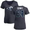 Women's Jamil Demby Name & Number Slim Fit T-Shirt - Navy