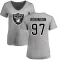 Women's Janarius Robinson Name & Number Slim Fit T-Shirt - Ash